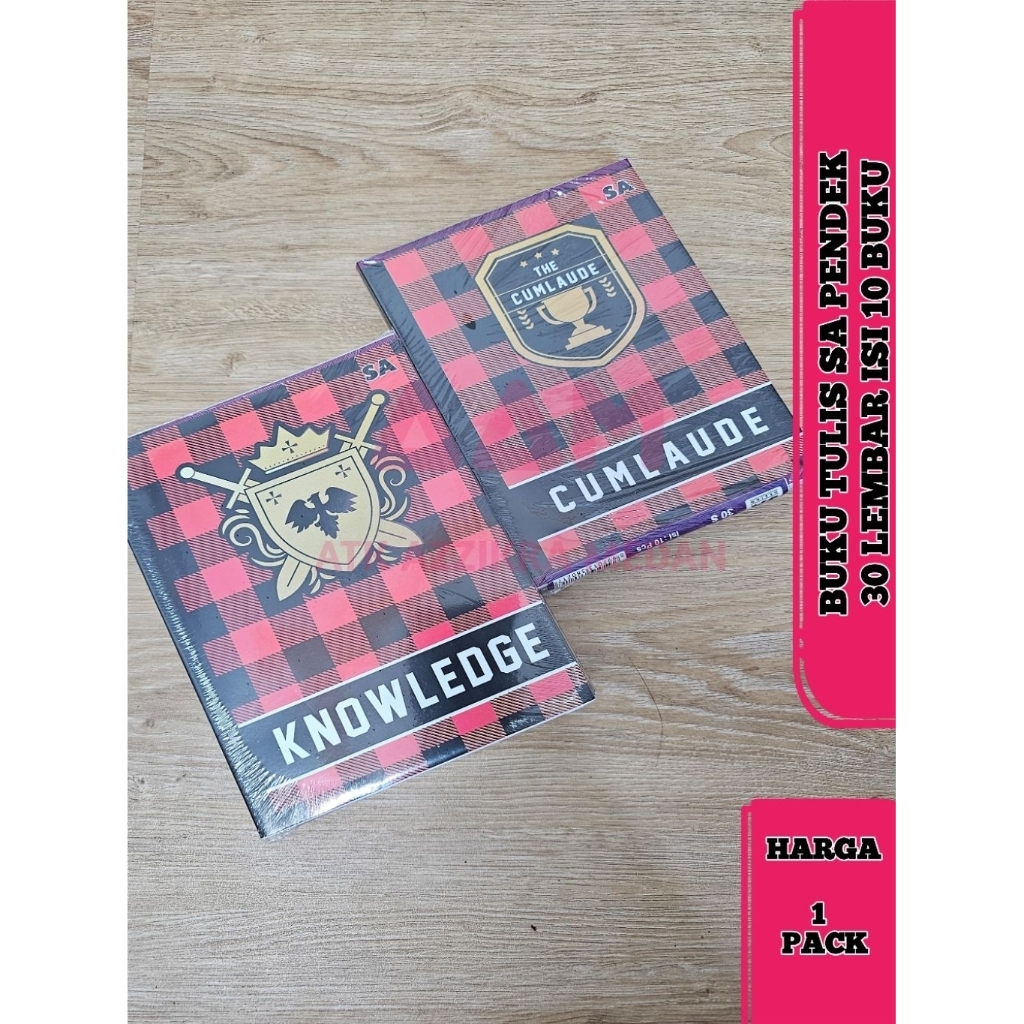 

Buku Tulis Sekolah Pendek SA 30 Lembar Campus 1 Pack (10 Buku)