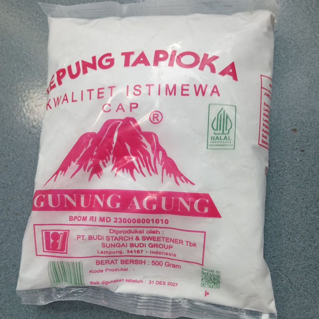 

tapioka 500gr bukan curah