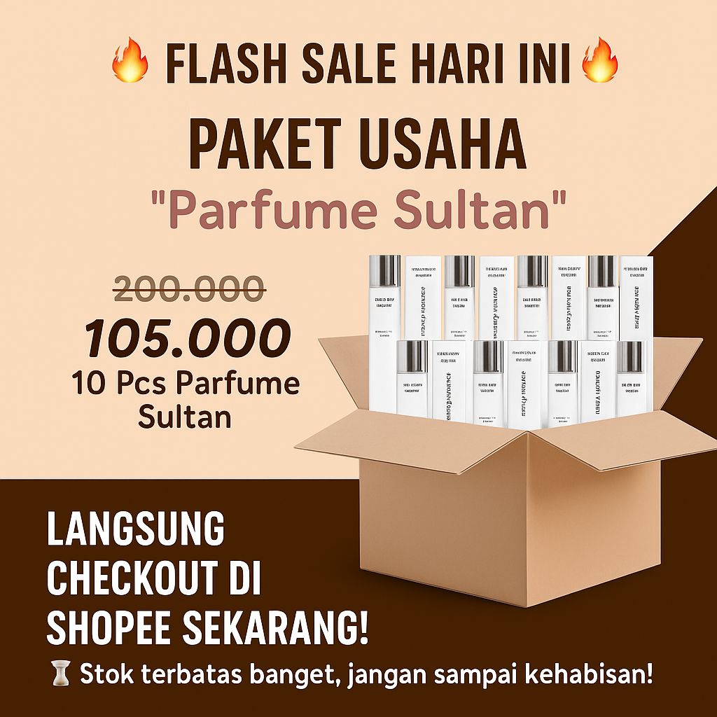 1 BOX Parfum Geamoore Sultan Casa – BPOM & HALAL | Isi 10 PCS x 30ml