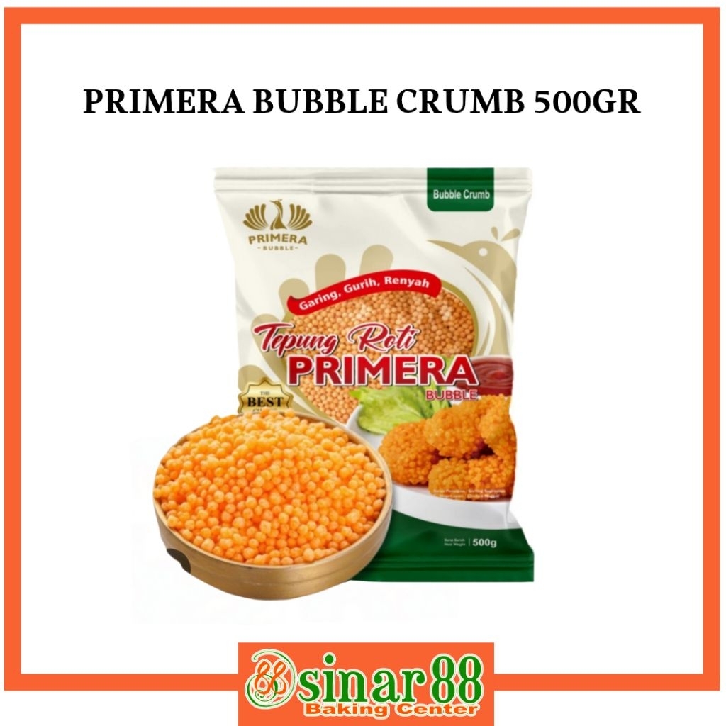 

Primera Bubble Crumb Orange 500gr