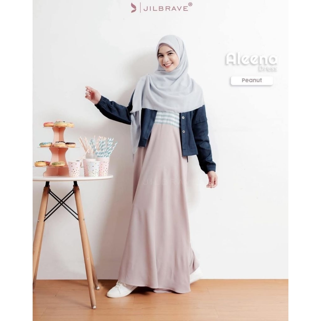 jilbrave aleena dress preloved terawat dan setelan anak
