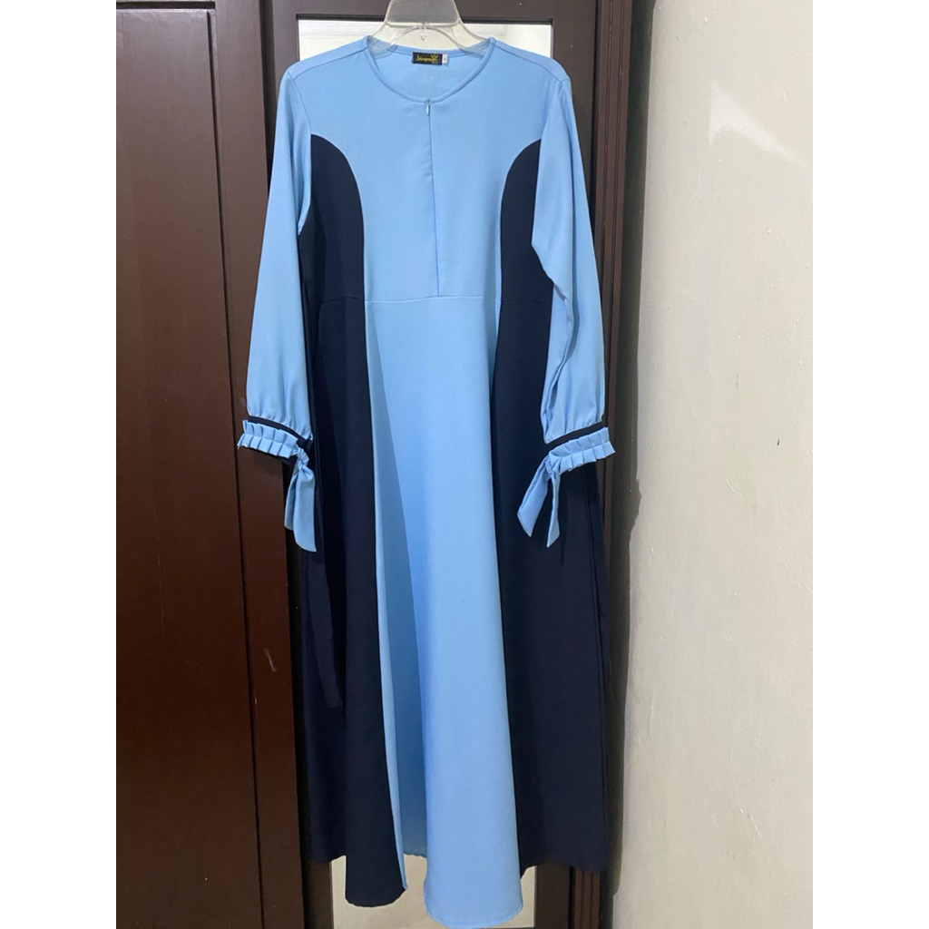 Dress Syari by Shaqueena Gamis Remaja Bonus Pashmina