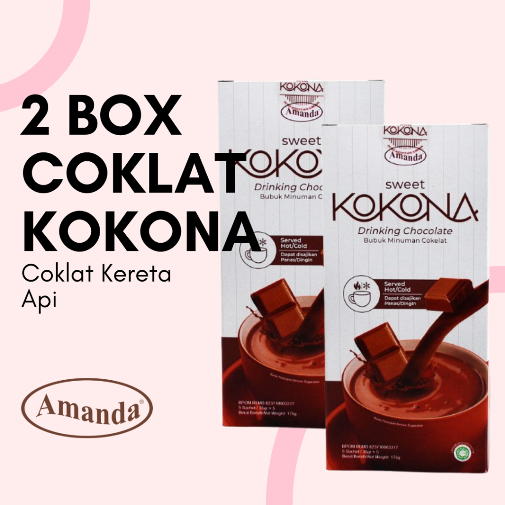 

Paket 2 Box Coklat Kokona, Minuman Cokelat Kereta Api dari Amanda