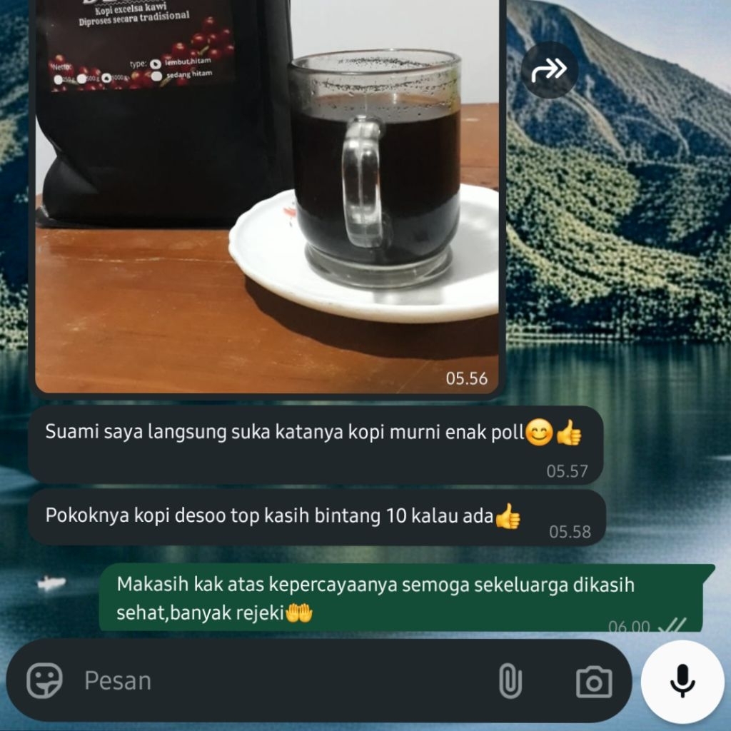 

Forcysn [ Kopi Bubuk Desoo Premium Special 1 Kg ] Biji Kopi Excelsa Gunung Kawi Nangka Coffee