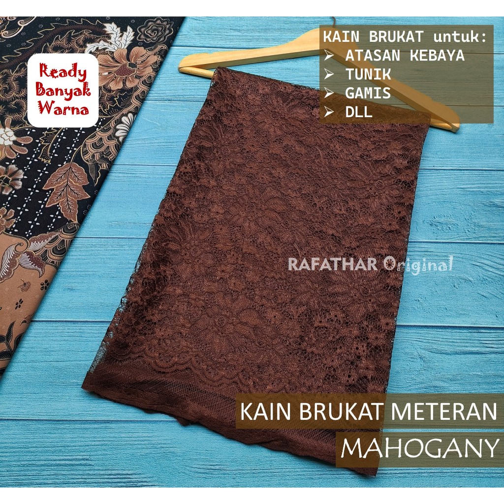 BAHAN BROKAT BRUKAT KONDANGAN BAHAN BRUKAT METERAN KAIN BRUKAT METERAN KEBAYA MODERN KAIN BROKAT MET