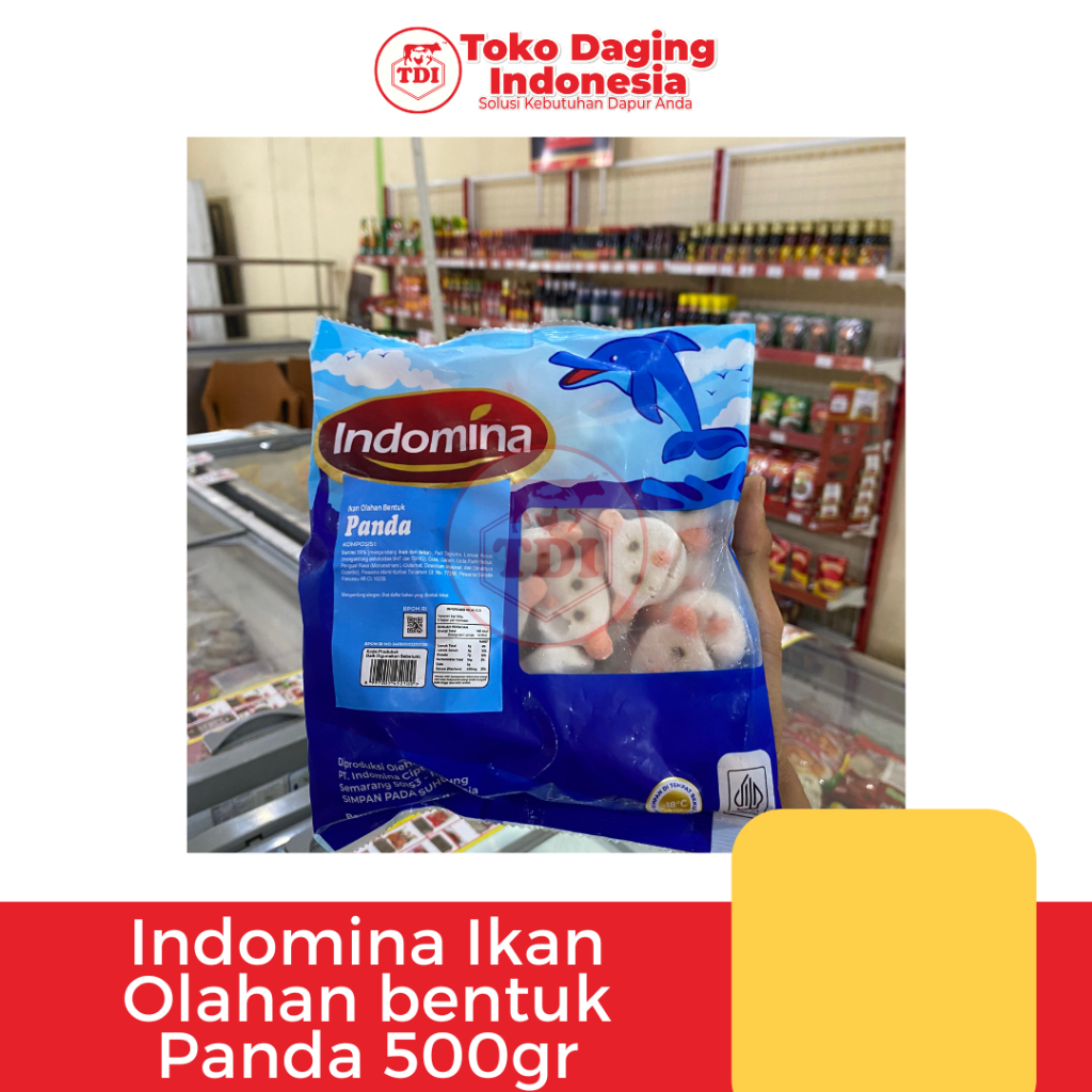 

Indomina Ikan Olahan bentuk Panda 500gr