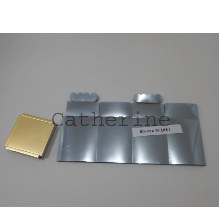 

Kotak Mika 10X10X14 Alas Emas