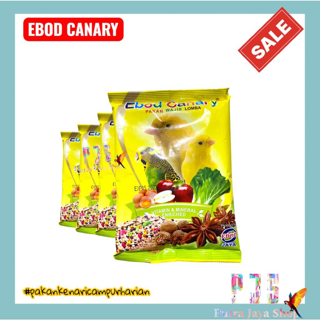 EBOD CANARY | PAKAN BURUNG KENARI | PAKAN BURUNG EBOD KENARI SACSET | PAKAN BURUNG KENARI HARIAN