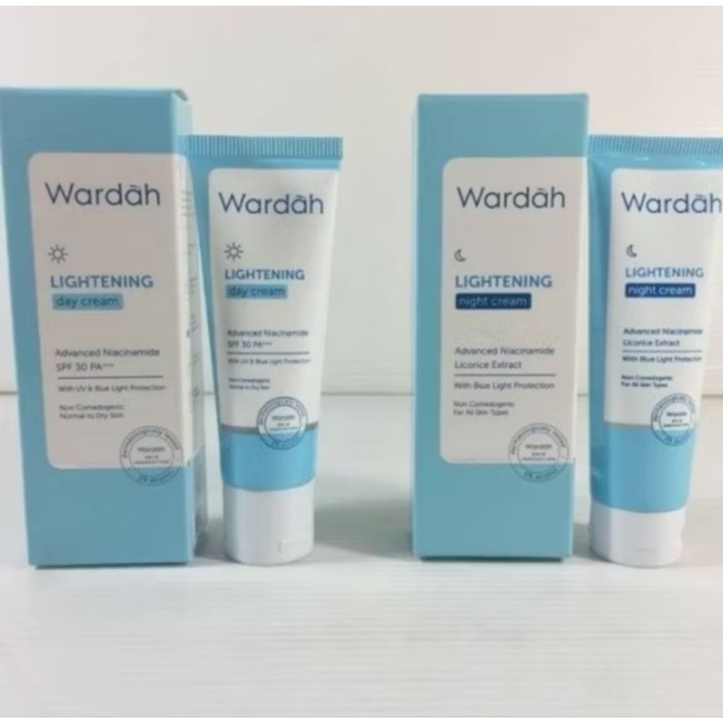 WARDAH ADVANCEED LIGHTENING DAY CREAM DAN NIGHT CREAM