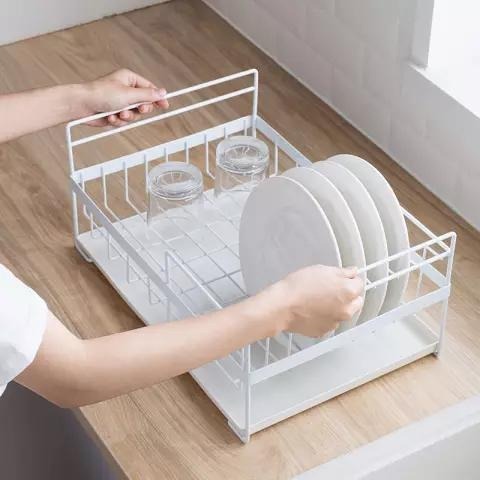 Tahan Lama Rak Piring Wastafel Rak Piring Minimalis Rak Piring Stainless Rak Piring Stainless