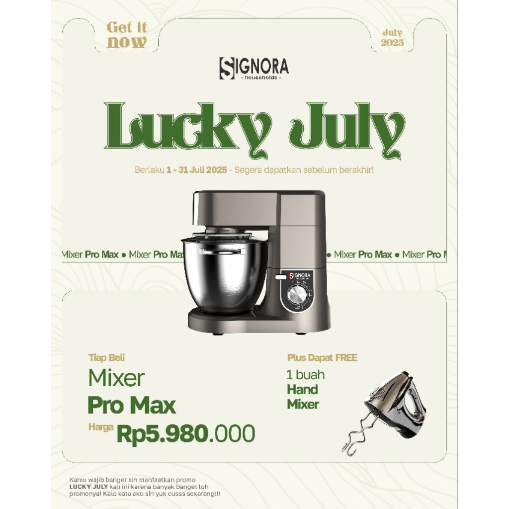 MIXER PROMAX SIGNORA PROMO