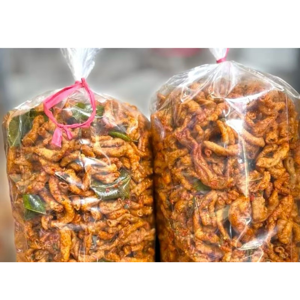 

Duaputrasnack - 250gram usus krispy pedas daun jeruk
