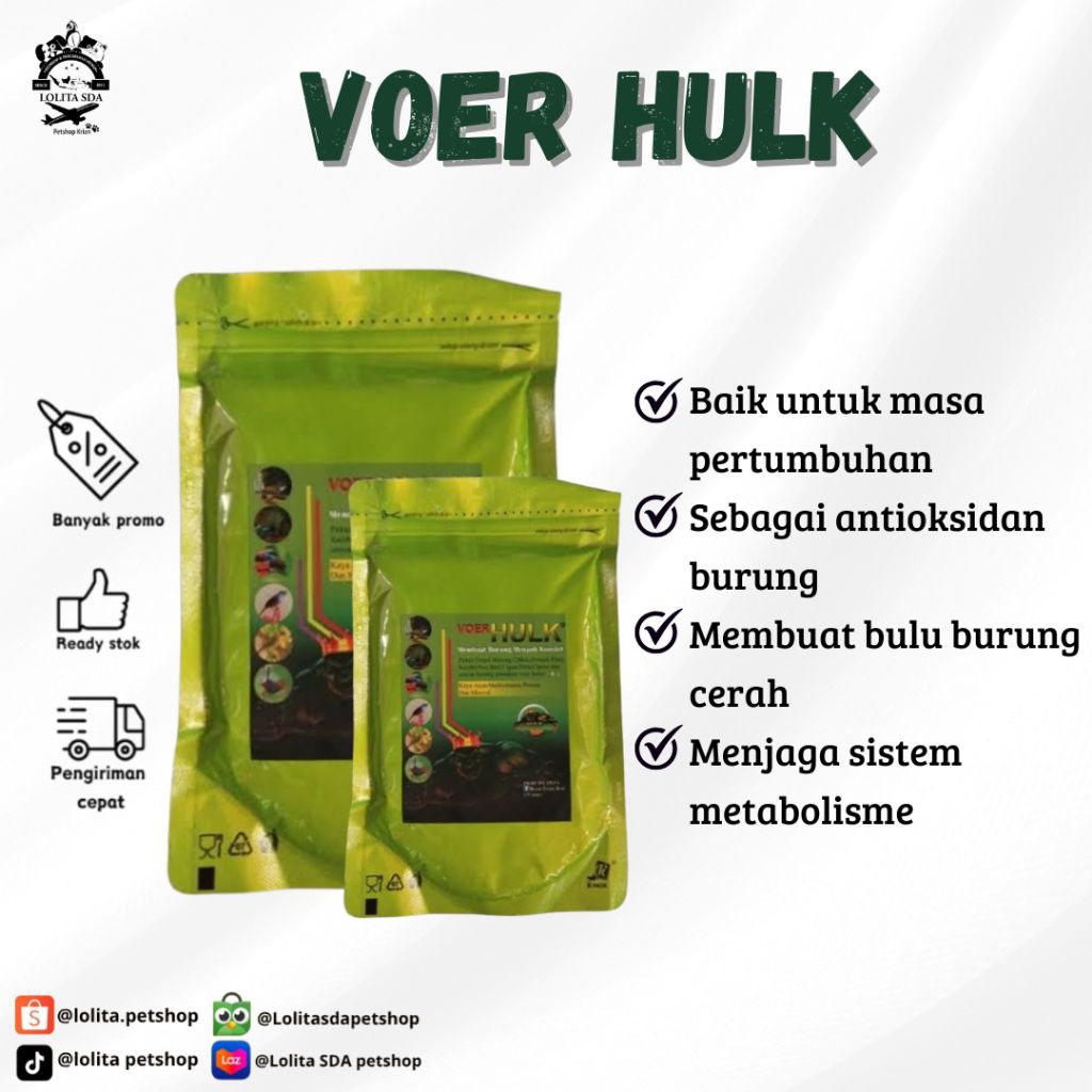 Voer Hulk burung ciblek,cigun,prenjak burung kecil