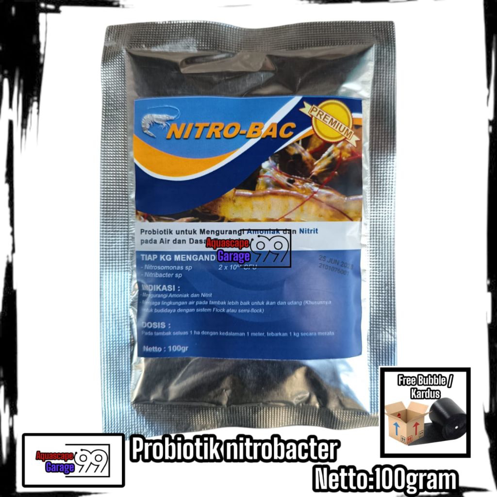Probiotik nitrobacter 100gram/ nitrobacter /probiotik nitrobacter / probiotik nitrobac / nitrobac
