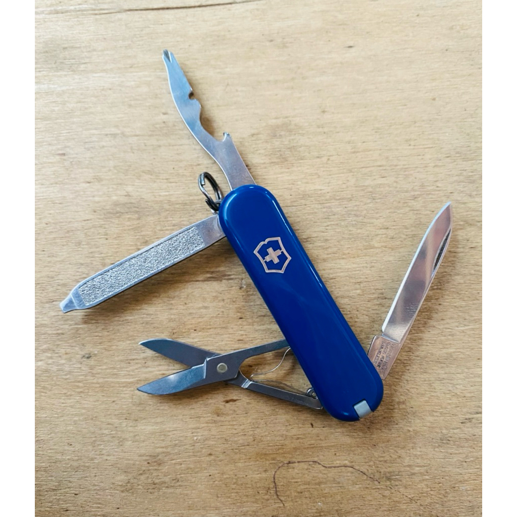 victorinox rambler biru (original bekas)
