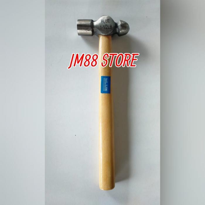 Martil palu konde besi pegangan kayu / Ball hammer / Palu konde besi cor lokal gagang kayu