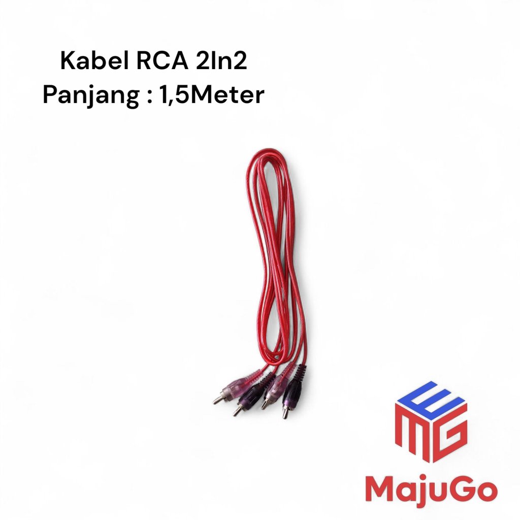 Kabel RCA 2in2 panjang 1M