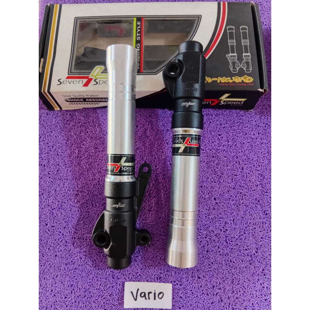 Tabung shock depan Vario silver.
