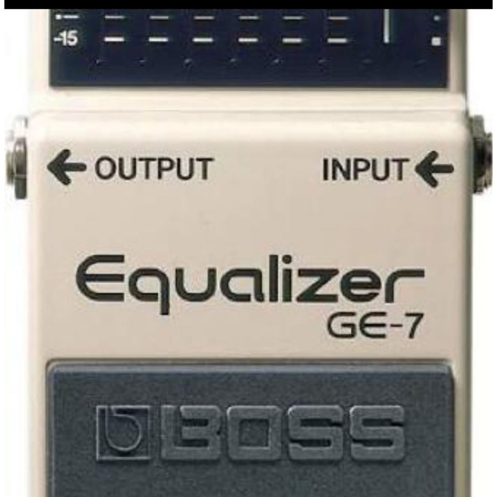 [Ready Stock] Boss GE7 , 7 Band Equalizer Pedal GE-7 BOSS Original Garansi