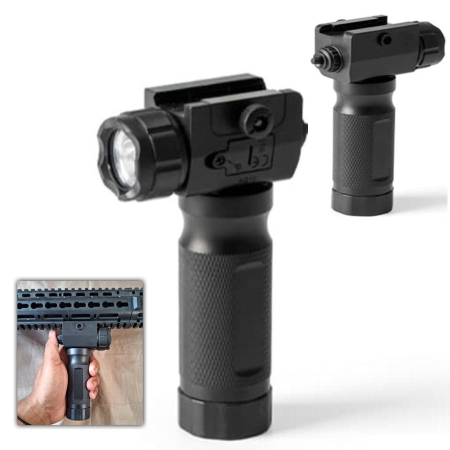 Peganan grip flashlight senter tactical vertical foregrip airsoft, dcobra, aeg - GRIP SENTER - Pegan
