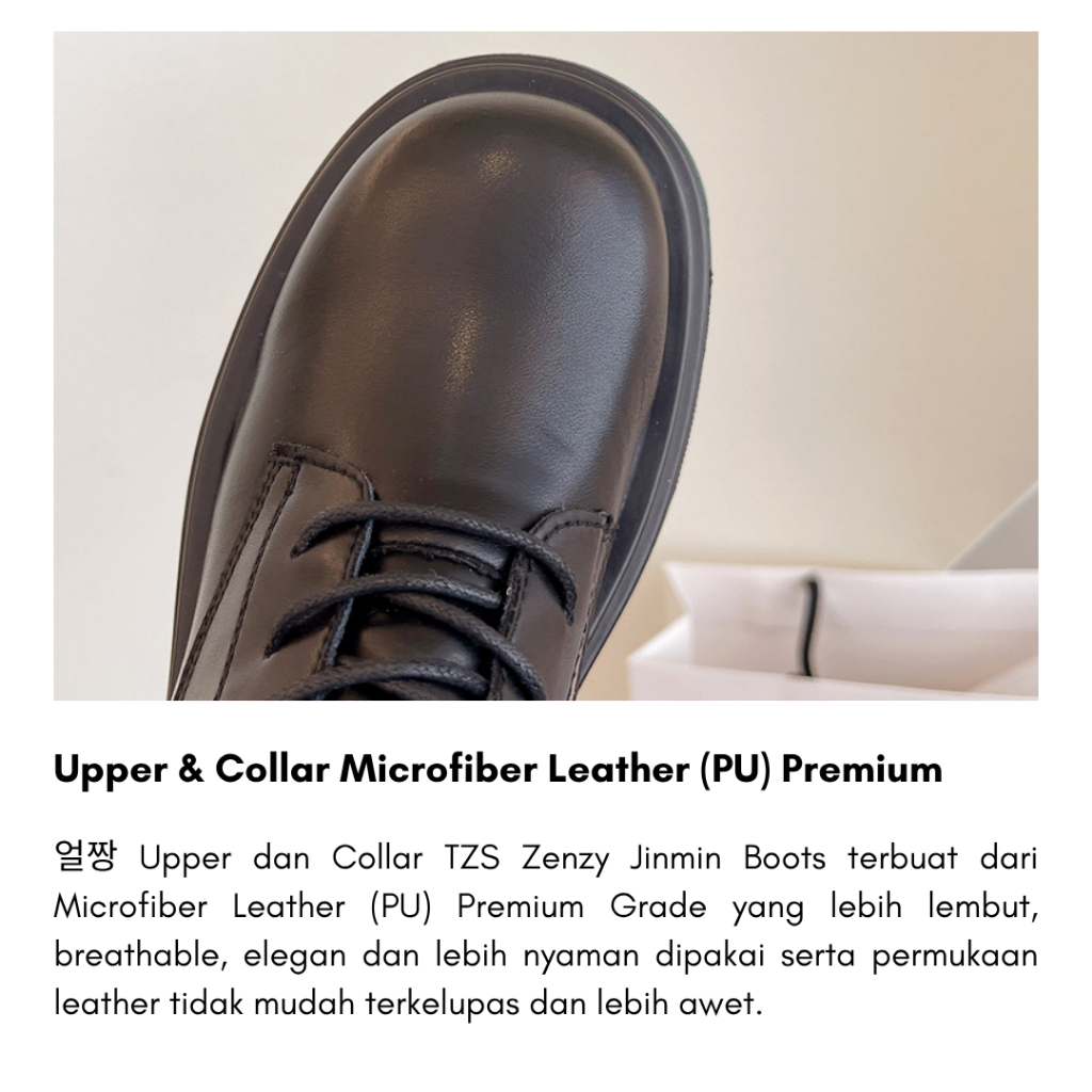 TZS Zenzy Jinmin Boots - Sepatu Boots Fashion