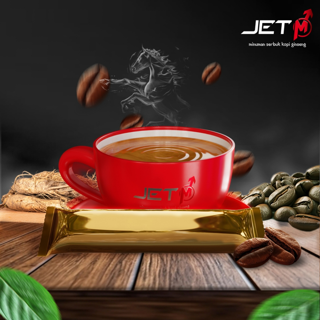 

Kopi Jet M - Kopi Stamina Gingseng Gula Aren - Penjaga Stamina dan Energi Sampai Malam isi 1 Sachet