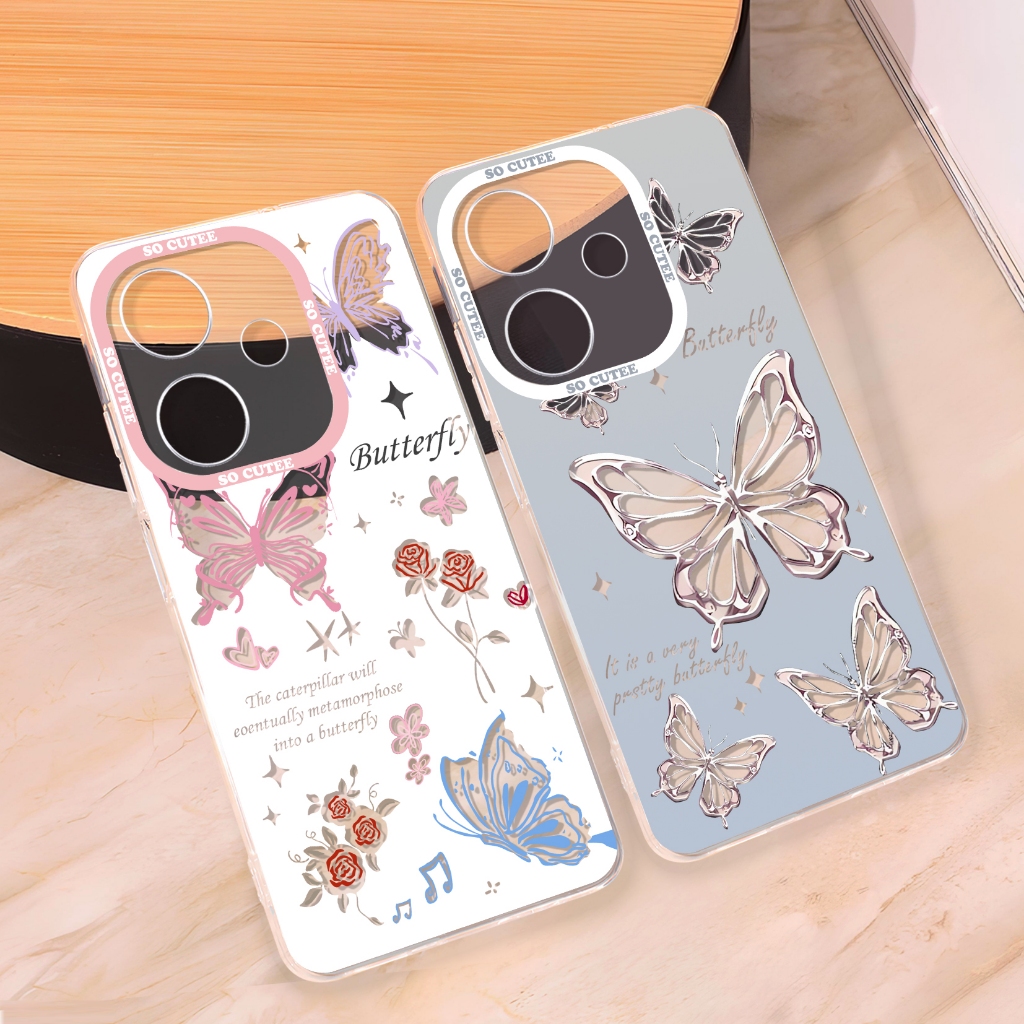 Softcase Casing Bening2Xiaomi Redmi 13X 13 4G Case Hp Transparan Anti Gores Terbaru NBX-02