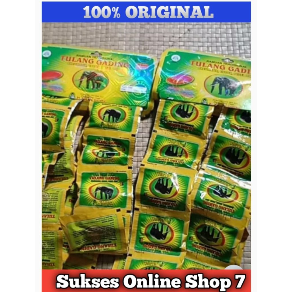 Kapsul Tulang Gading Asli Original Asam Urat Encok Pegal Linu Sakit Pinggang