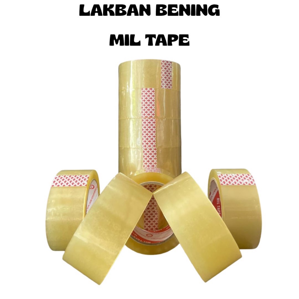 

LAKBAN BENING MIL TAPE SATUAN - UK 45 MM x 100 METER