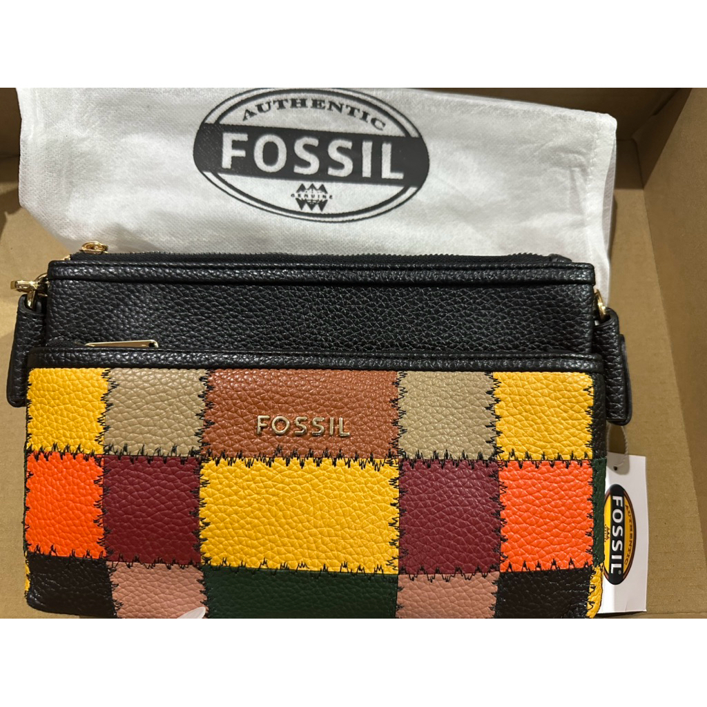 FOSSIL TAS POUCH DAN SELEMPANG