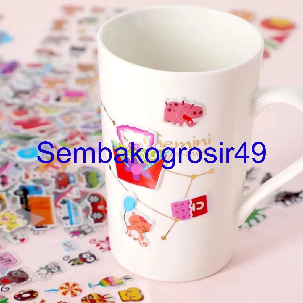 

SSG STIKER 3D ANAK KARAKTER/STICKER TIMBUL / Sticker Waterproof Hologram Kartun Karakter Korea Anti Air