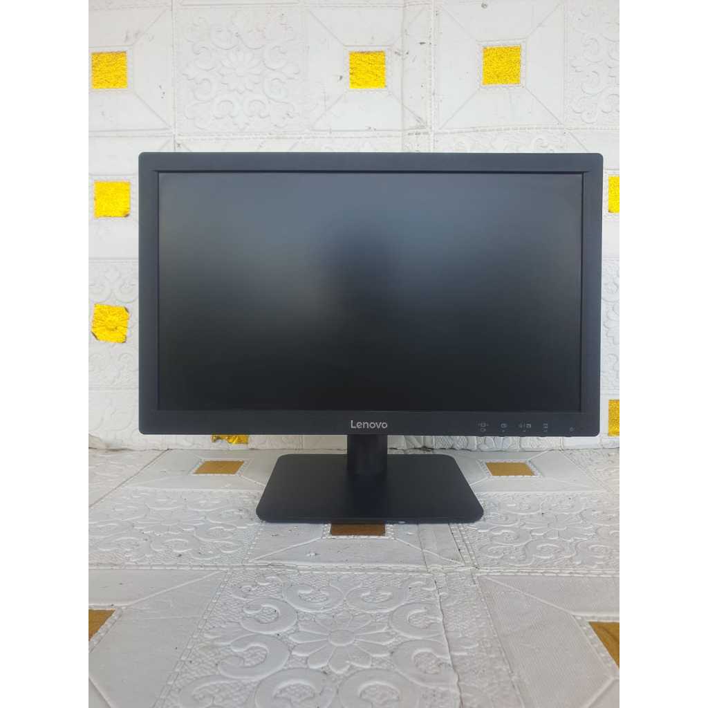 TANPA KAKI MONITOR BEKAS MURAH  LENOVOD19185DAO.MONITOR 19 INCI LED WIDE SUPORT VGA DAN HDMI MULUS L