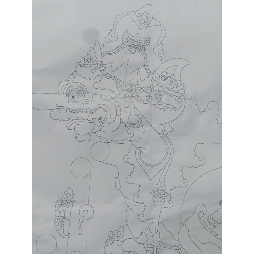

sketsa wayang Jarasanda/wayang kulit