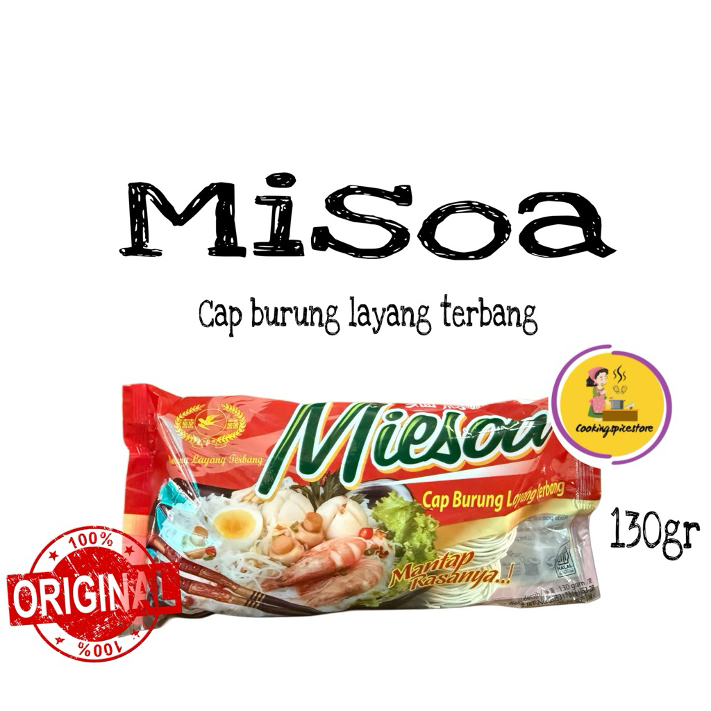 

Miesoa Kecil Cap Burung Layang Terbang 130gr