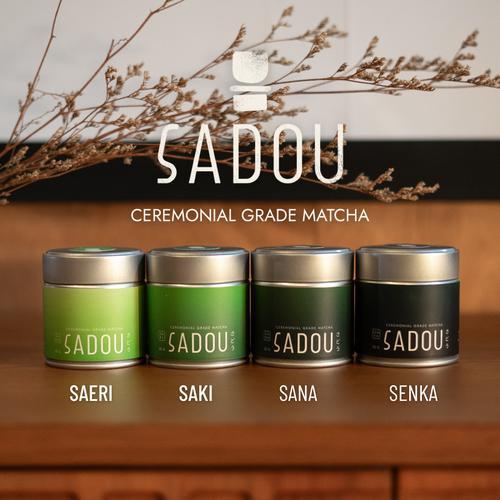 

Sadou Seicha Ceremonial Grade Matcha Powder: Saeri, Saki, Sana, Senka - Bubuk Matcha Murni 30g