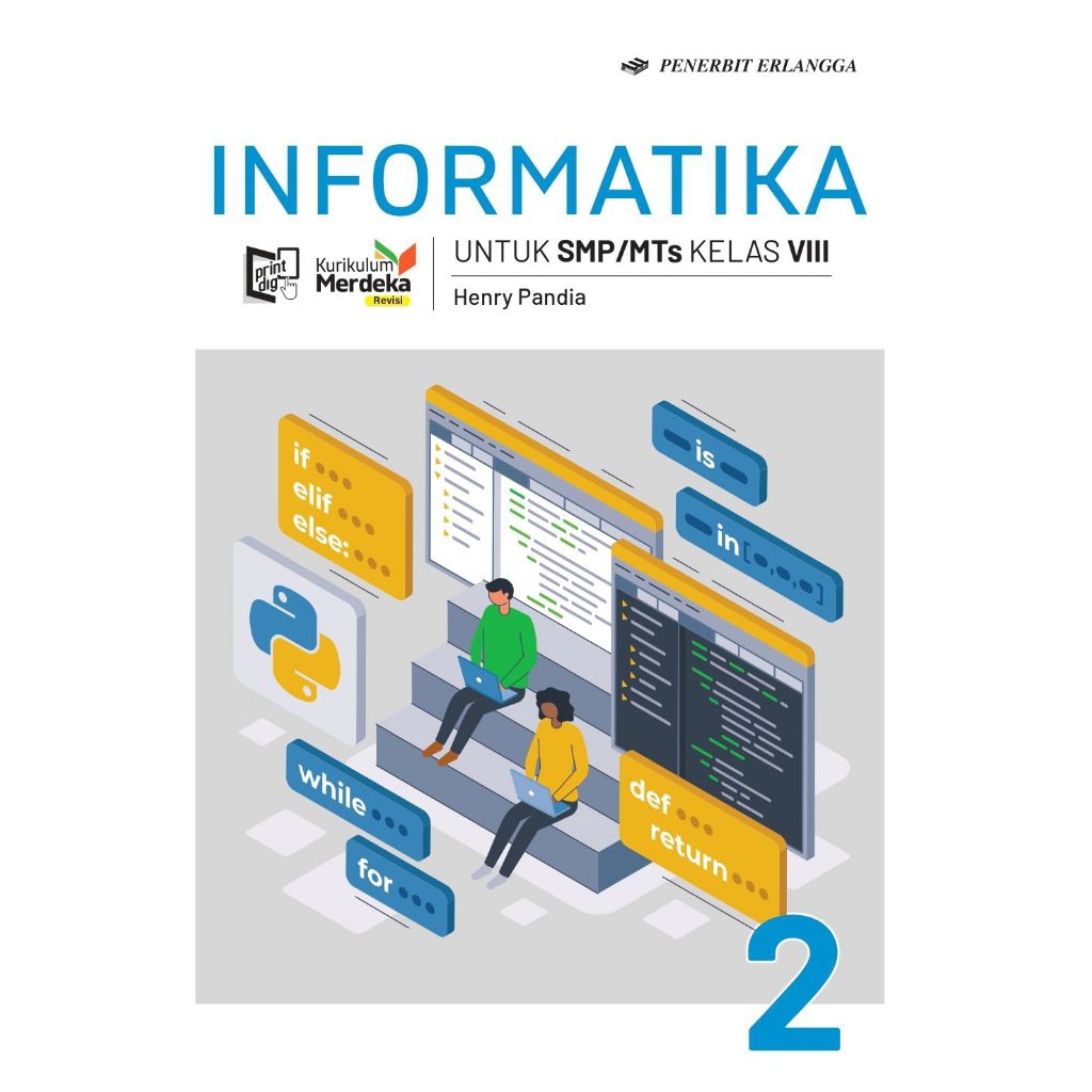 BUKU INFORMATIKA TIK KELAS 2 8 VIII SMP ERLANGGA KURIKULUM MERDEKA EDISI REVISI