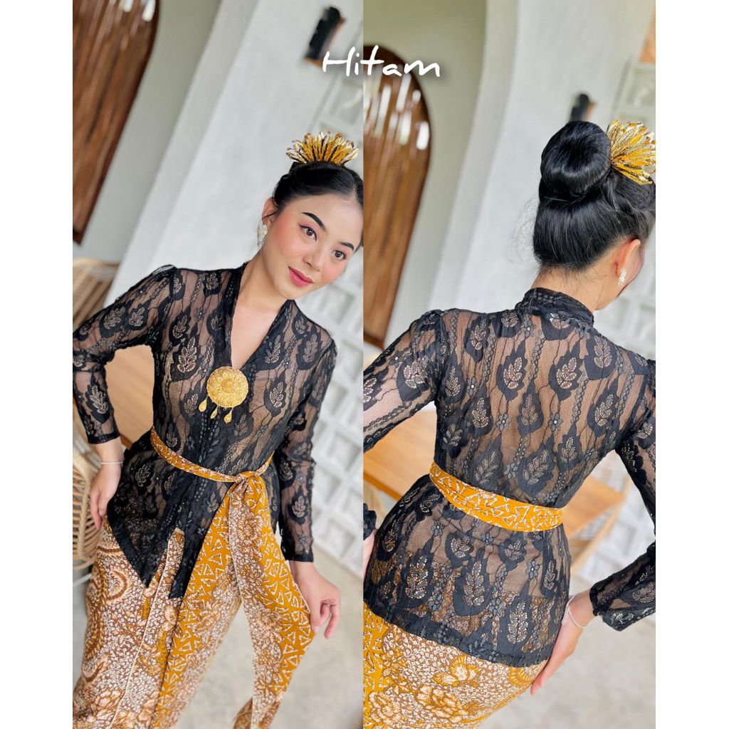 Kebaya jadi brokat cord|| kebaya hitam || kebaya bali || kebaya bali viral || kanabali kebaya