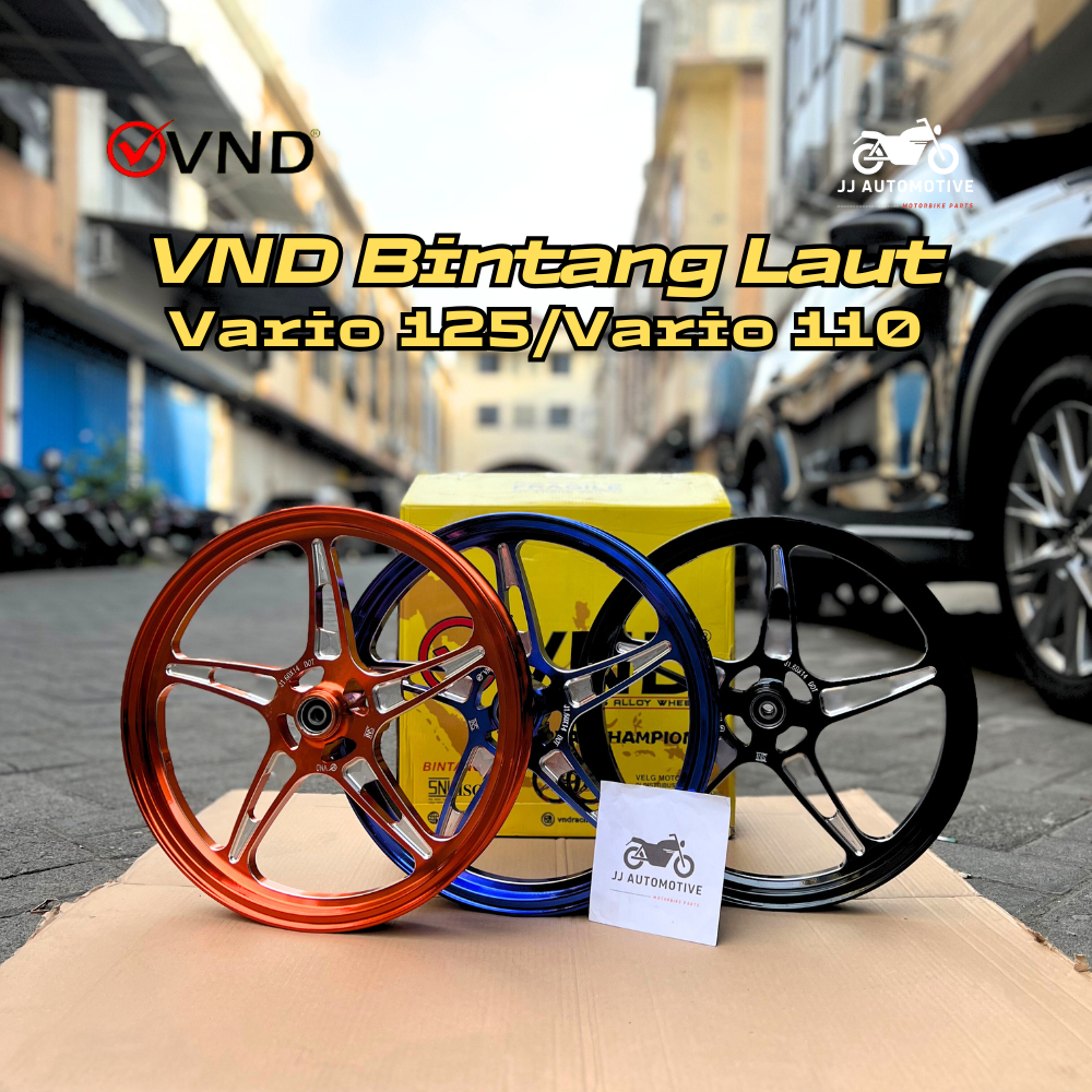 Velg VND Bintang Laut Vario 125 Beat Scoopy Genio Ukuran 185-215 Ring 14