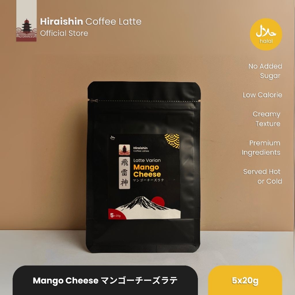 

Hiraishin Mango Cheese Latte (5 sachet) Tanpa Gula & Rendah Kalori
