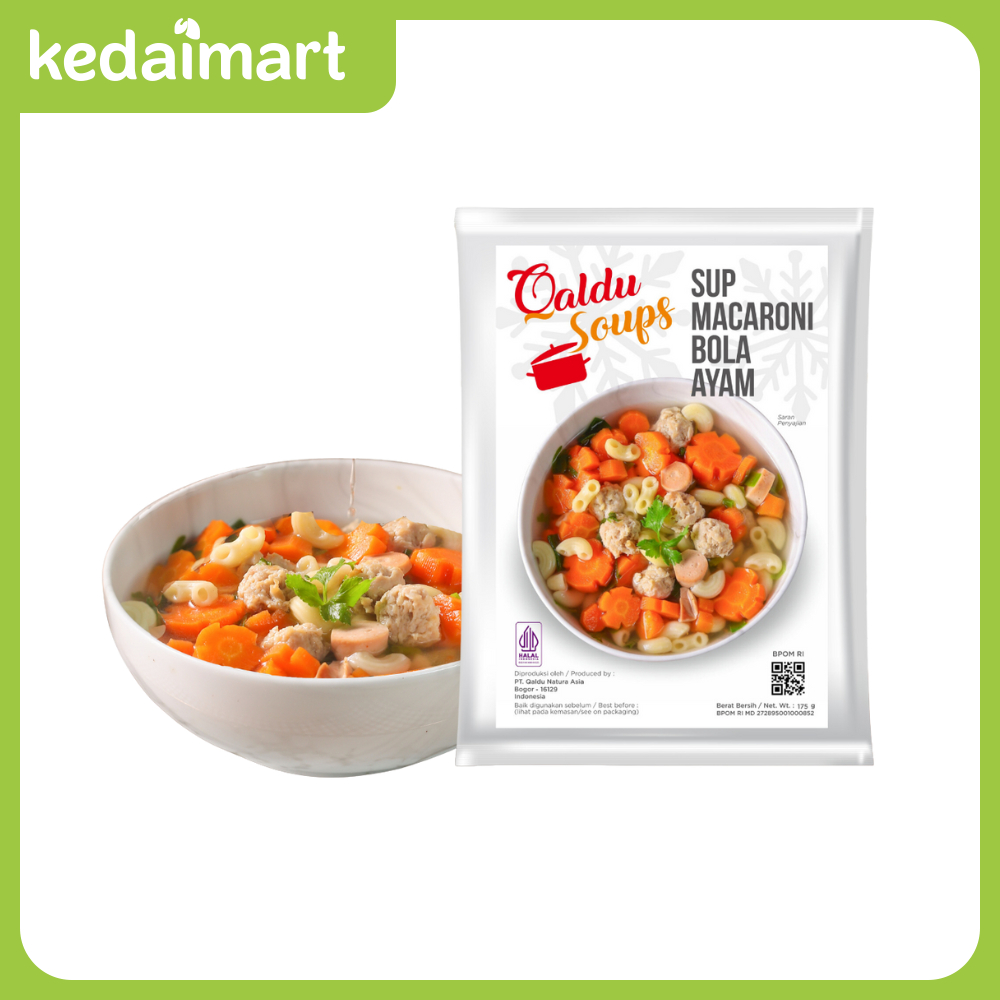 

Qaldu Soups Sup Macaroni Bola Ayam 175 Gram