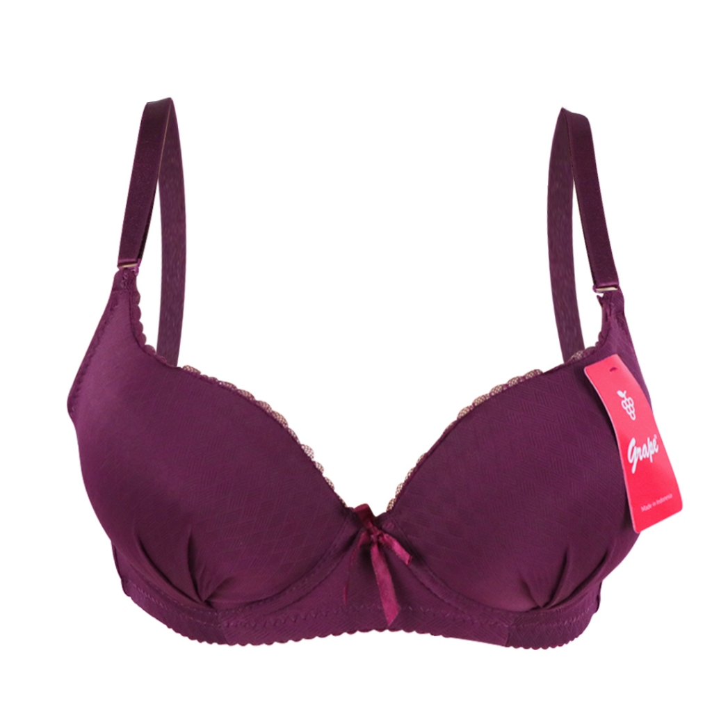 Grape - Bra Push Up Bh Pushup Pengangkat Payudara Kawat Busa Berkawat GM SPB0446