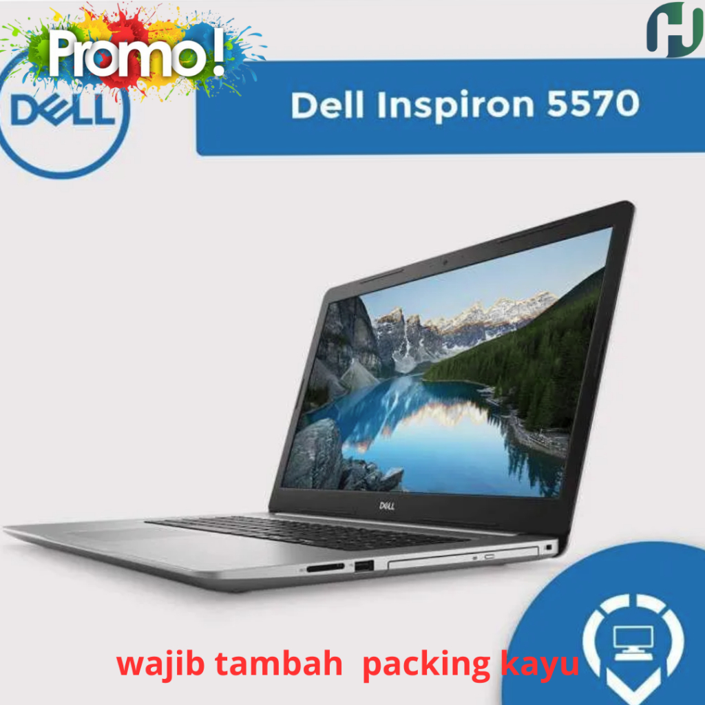 Dell Inspiron 5570 15,6" Core i5-8250U Laptop kantoran pelajar