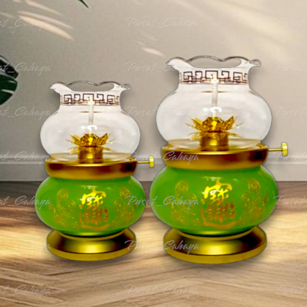 Lentera Giok Lentera Minyak Parafin Lampu Minyak Sembahyang 1 Pcs