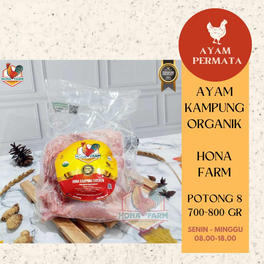 

Ayam Kampung Organik Probiotik - Organic Probiotic Kampong Chicken NO Antibiotic Hormon Hona Farm
