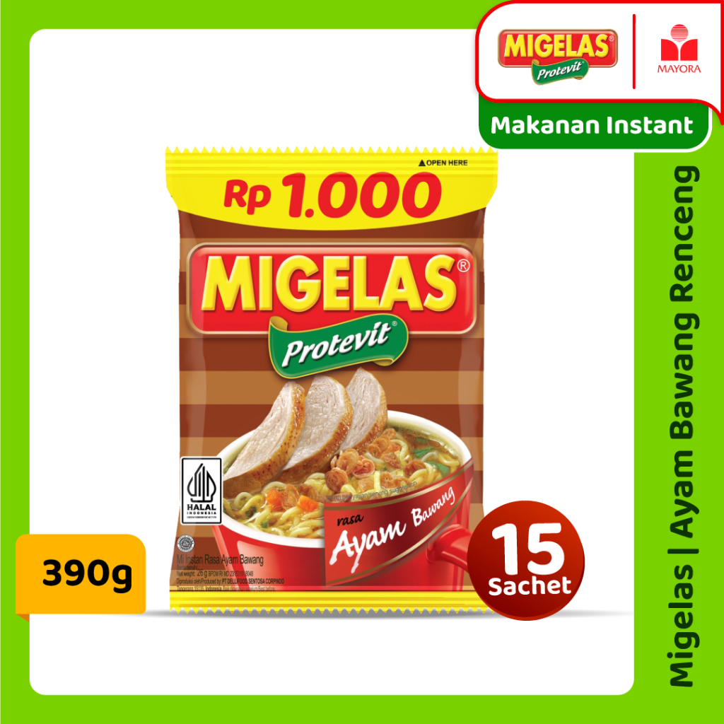 

Migelas Ayam Bawang Renceng 15 Sachets