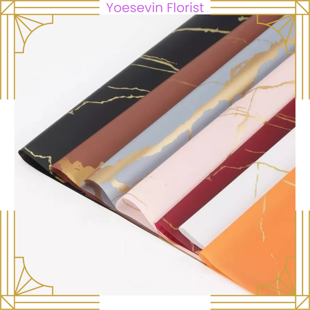 

KB20 Kerts Buket TERMURAH!! MARBLE PATTERN Flower Wrapping Paper / Kertas Kado