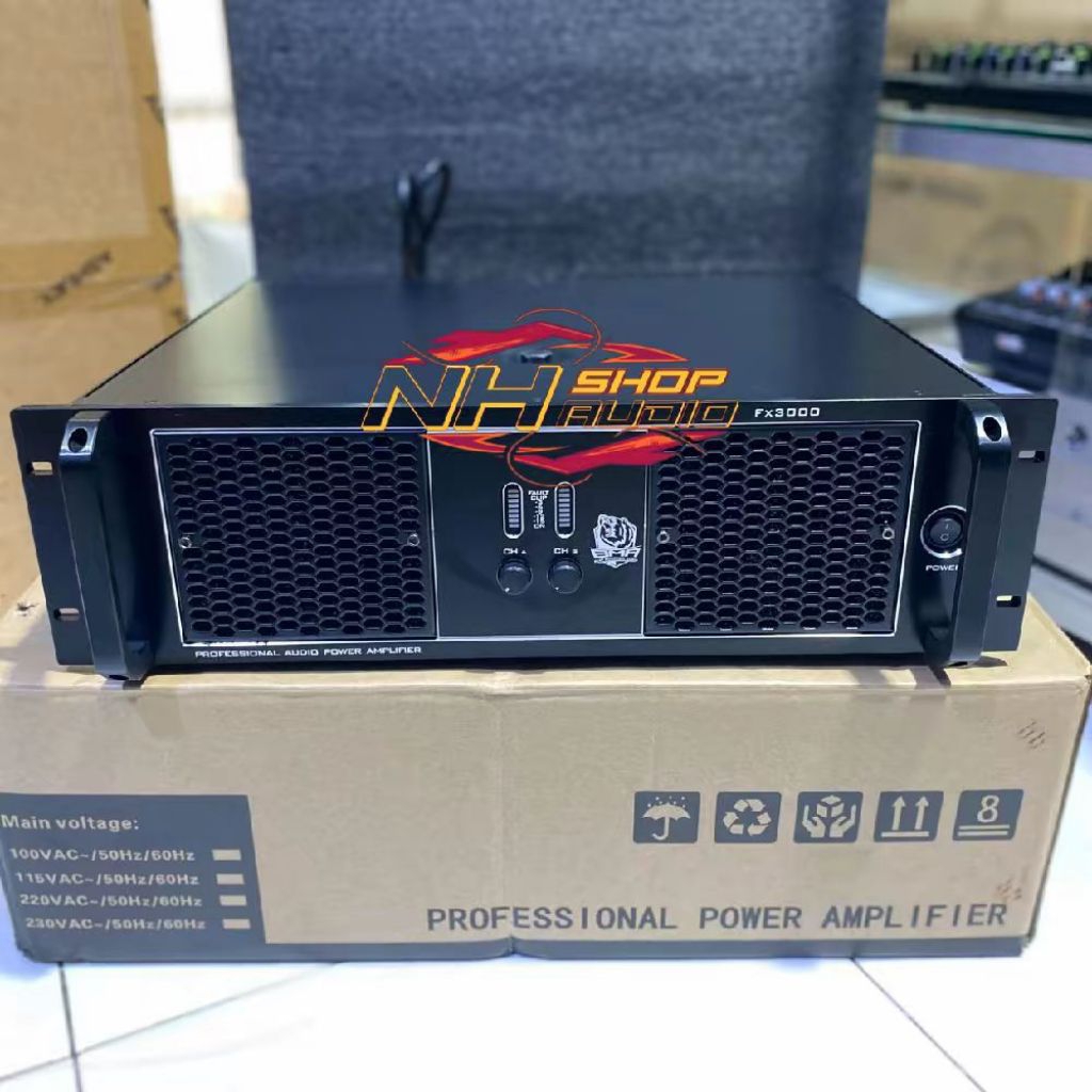 Power BMA FX3000 Kelas H 1300 Watt 8 ohm Panel 3U Original garansi resmi Power BMA FX3000 FX 3000 13