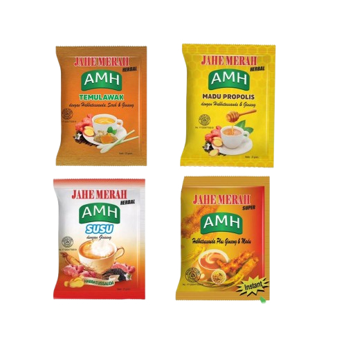 

JAHE MERAH HERBAL AMH INSTANT 1 RENCENG / Wedang Jahe
