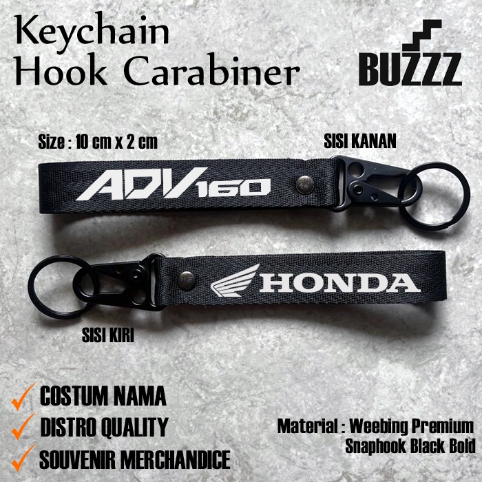 Gantungan Kunci Adv 150 - Keychain Honda Adv 160 - Carabiner Adv - Gantungan Kunci Honda Adv150
