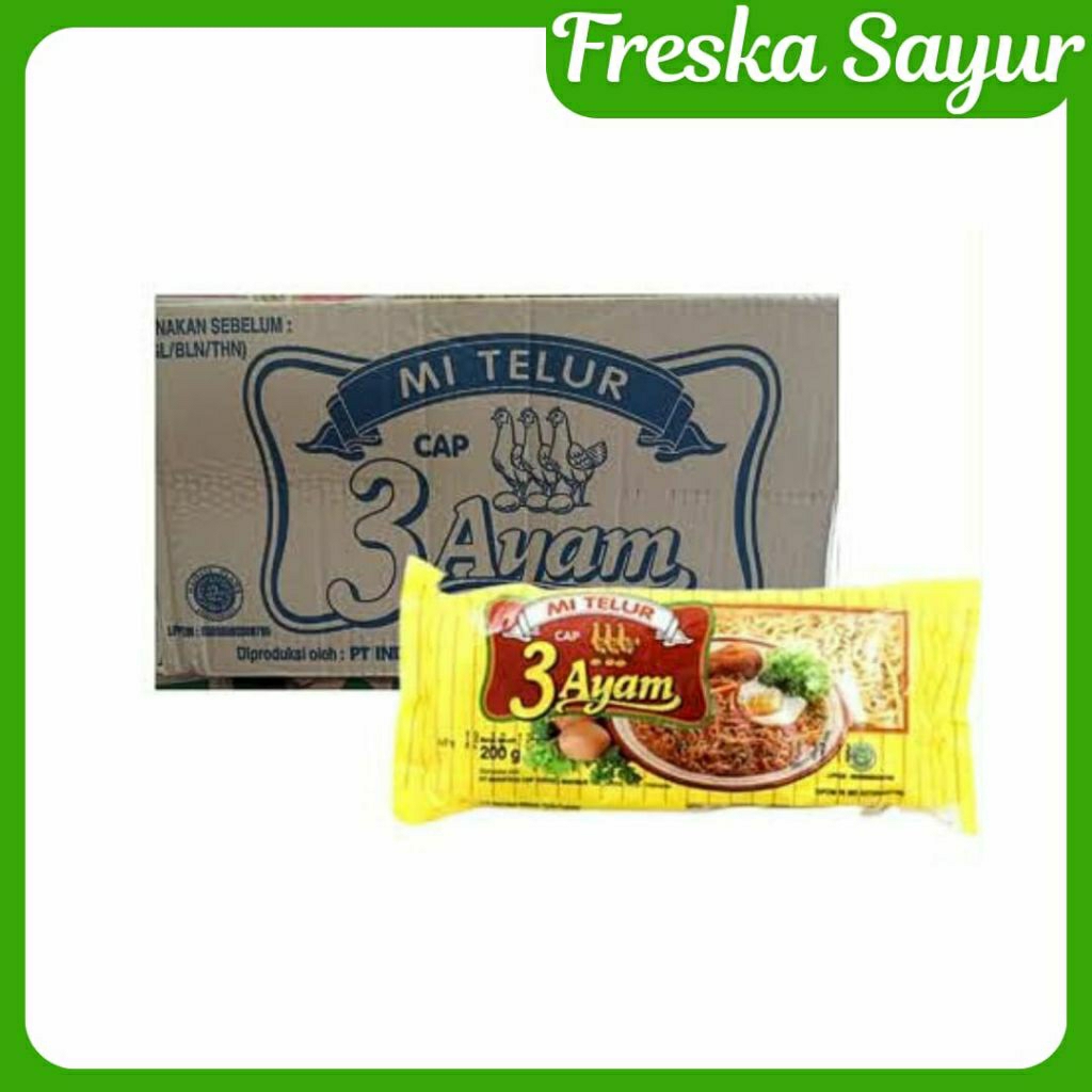 

Mie Telur Cap Tiga Ayam 1 Dus | Mie Telur Cap 3 Ayam